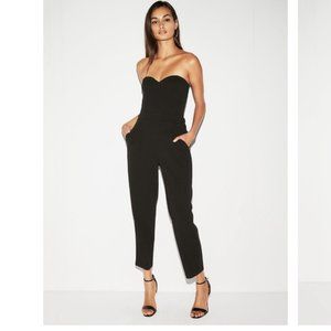 Express Strapless Black Jumpsuit